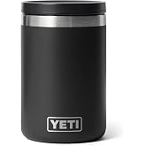 YETI Rambler 16 oz Food Jar, Vacuum Insulated, Stainless Steel, With Airtight Lid, Black