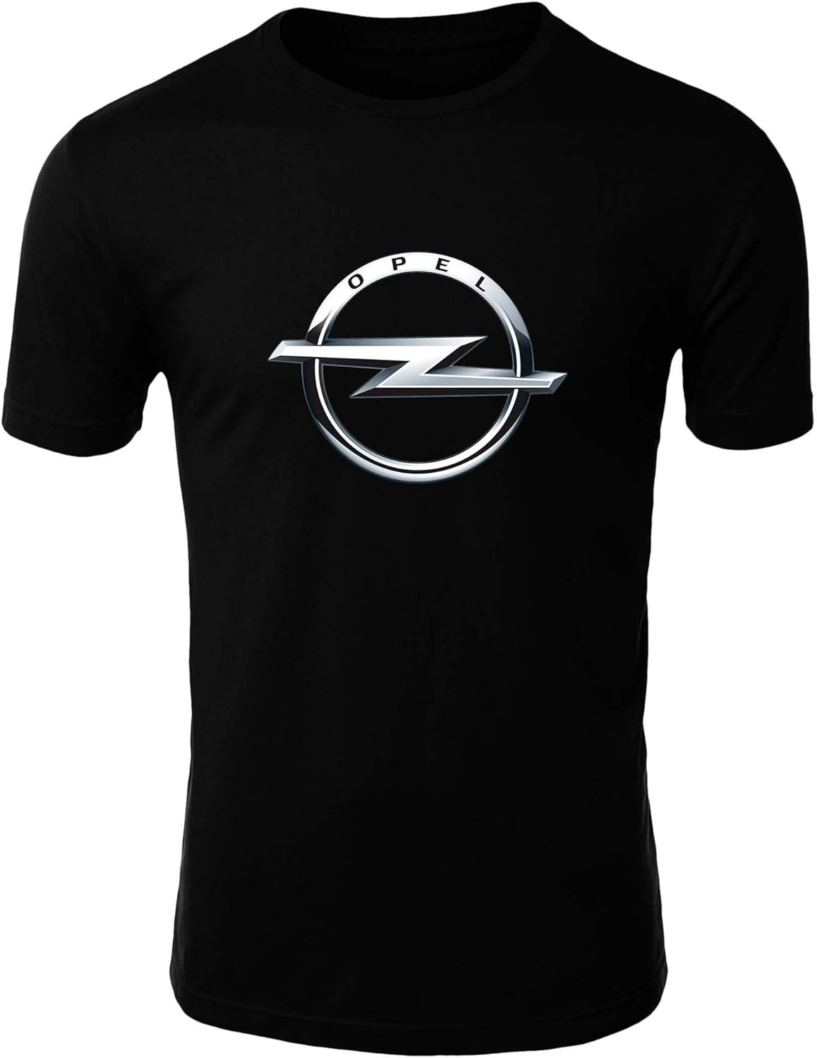 OPEL Logo Men TShirt Logo CAR AUTO TEE TOP Black White CAR Auto Short