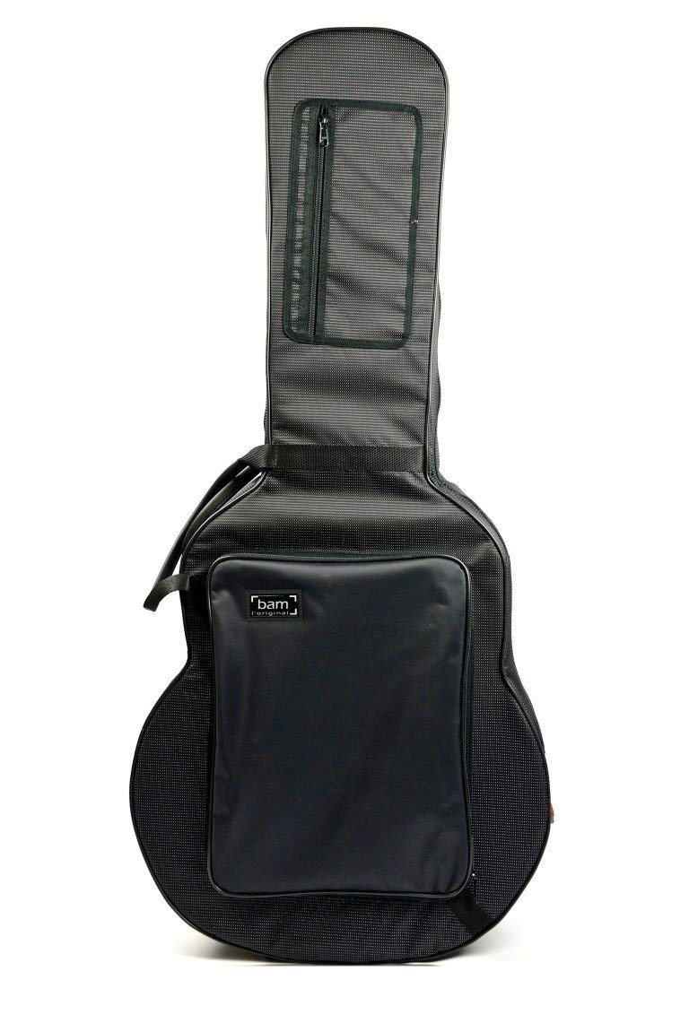Bam Flight Cover for Classical Guitar Case 8002 Black Best Music Bags