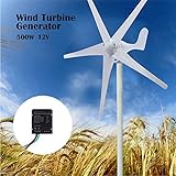 XIDAJIE 500W 5 Blade DC 12V Wind Turbine Generator With Waterproof Charge Controller