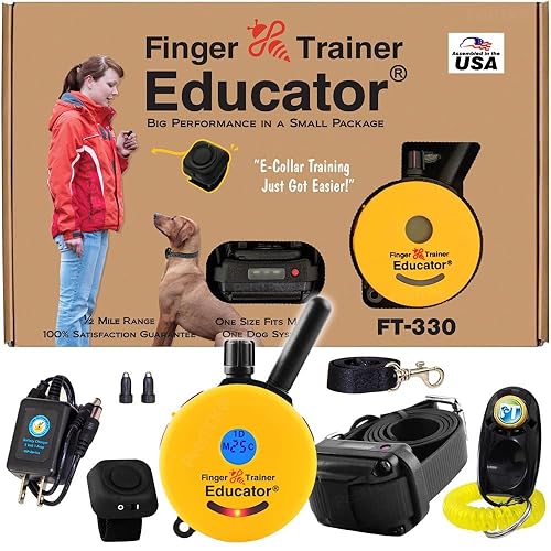 E-Collar FT-330 Waterproof Remote Finger Trainer Micro