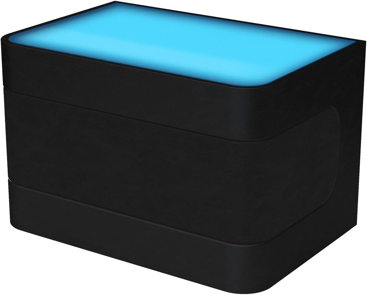 illuminated bedside table