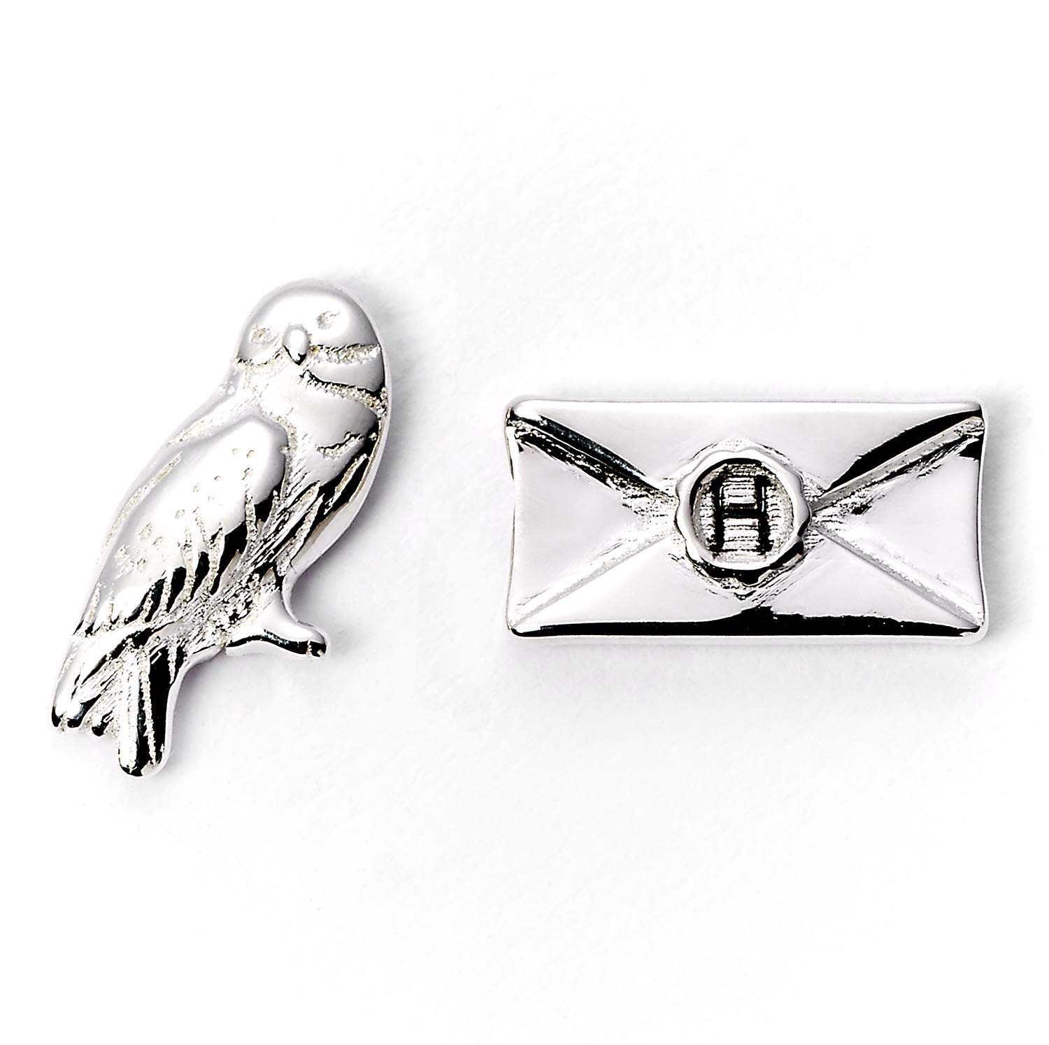 Harry Potter Hedwig & Letter Stud Earrings by The Carat Shop
