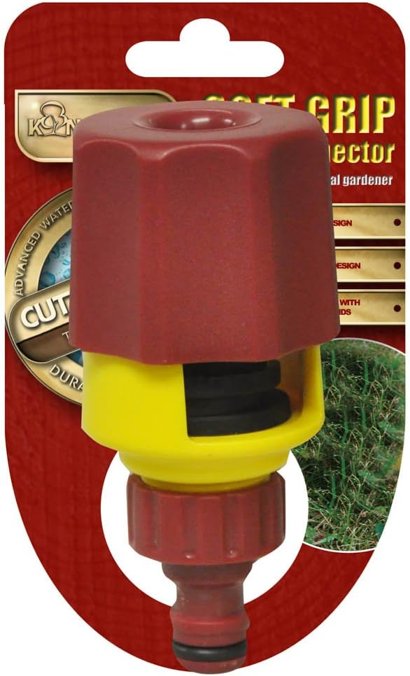 Kingfisher Pro Gold Hose Pipe Multi Tap Connector, Transparent, 5x5x11 cm - Image 4