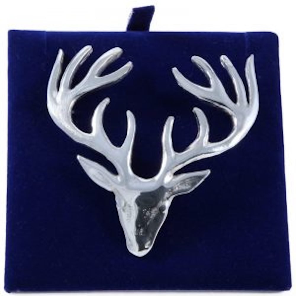 Stag Pewter Brooch