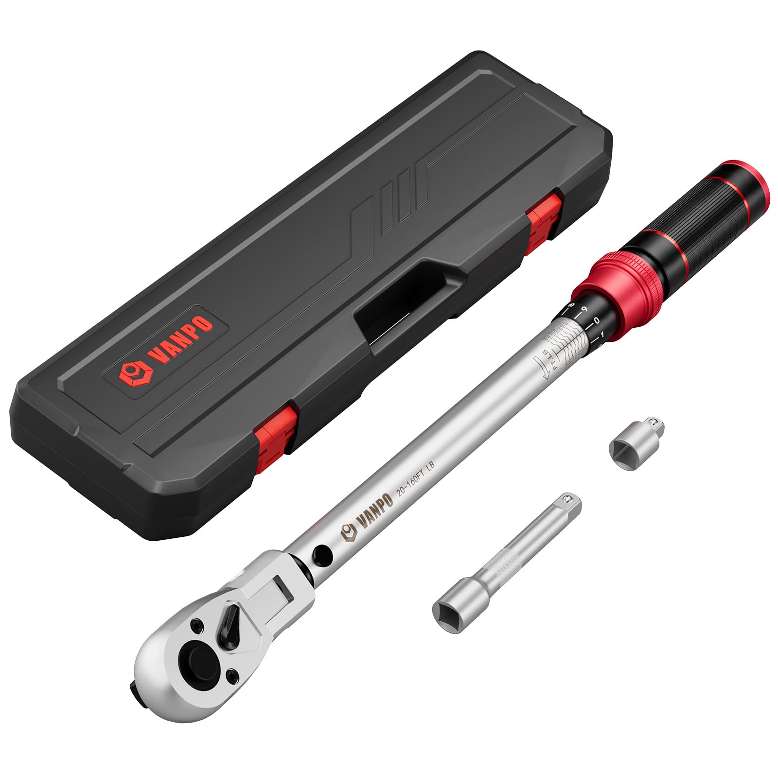 Mua Flex Head Torque Wrench, 20-160 Ft.lb/27.1-217 Nm, 1/2-Inch Drive ...