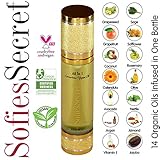 SofiesSecret All in One Luxurious Vegan Oil  100% Natural & Organic Oils For Hair, Skin, Face, Scalp, Cuticle, Nails, Feet and Makeup Removal  2fl. oz. (60ml)