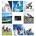 Underwater Action camera 4K 16MP HD Wi-Fi 2.0 Inch LCD Display Waterproof Sport Camera Diving Helmet Cemera 170°Ultra Wide-Angle 2 1050mAh Batteries 20 Accessories Kits