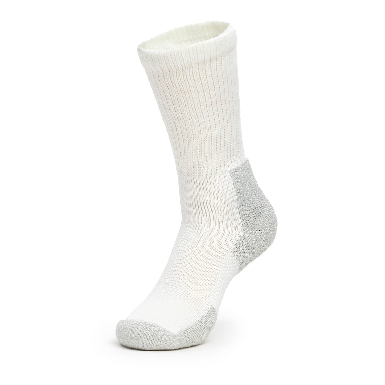 Thorlos Running Crew Socks - White/Platinum, Medium — image 1