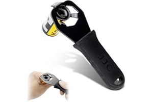 JJC 35mm 120 Film Cassette Opener, Premium Metal Film Cassette Cartridge Removal Darkroom Tool with Comfort Silicone Ergonomic Handle for 135 120 Negative Film