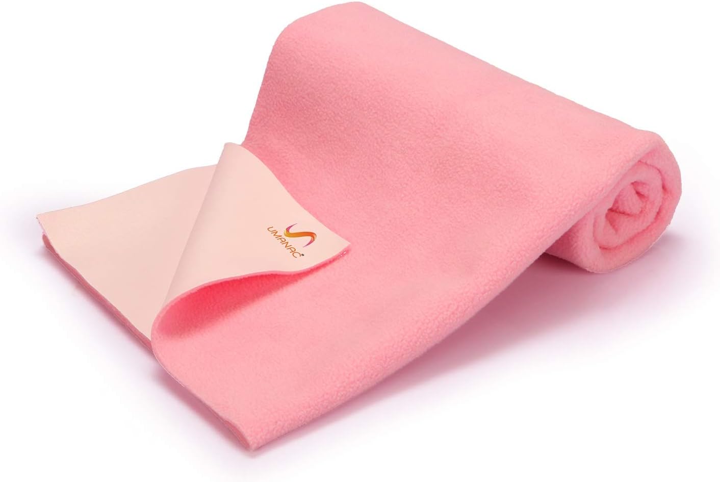 UMANAC Baby Waterproof Crib Sheet, Bed Pad, Bed Wetting Underpads, Washable, Reusable Baby Bed Mattress Protector for Toddler, Children and Adults Coral, Large (140cm x 100cm): Kitchen & Dining