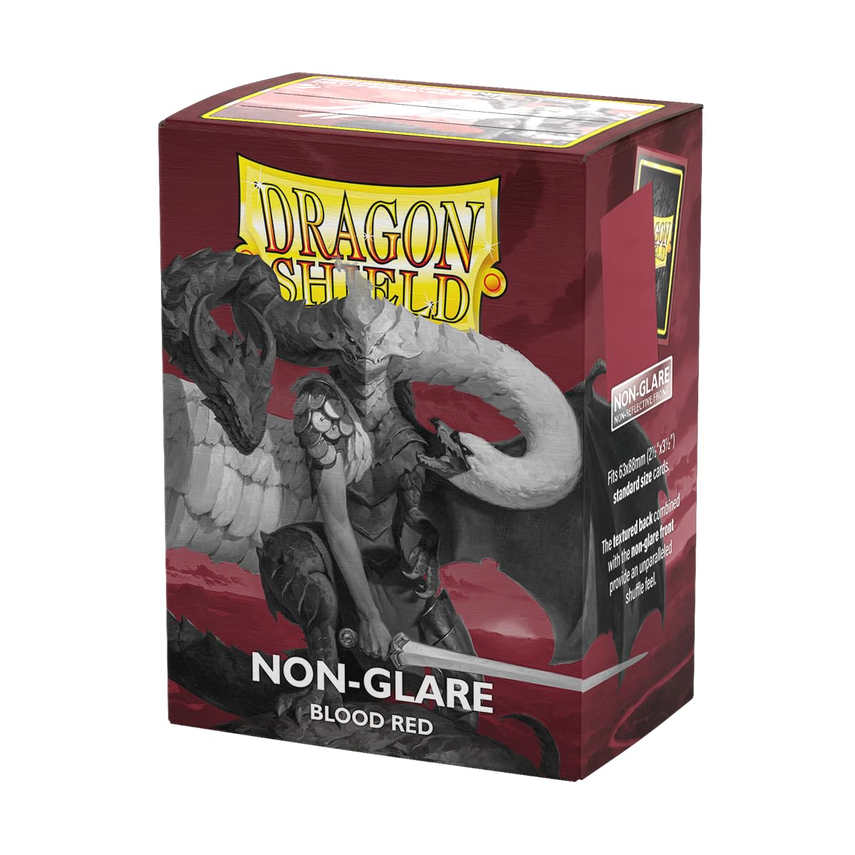 Photo 1 of ***FACTORY SEALED*** Dragon Shield | Standard Size Card Matte Sleeves | 100 CT - Non Glare Smooth & Tough Premium TCG Sleeves | Compatible with Pokemon, Flesh & Blood, One Piece & Magic The Gathering | Blood Red