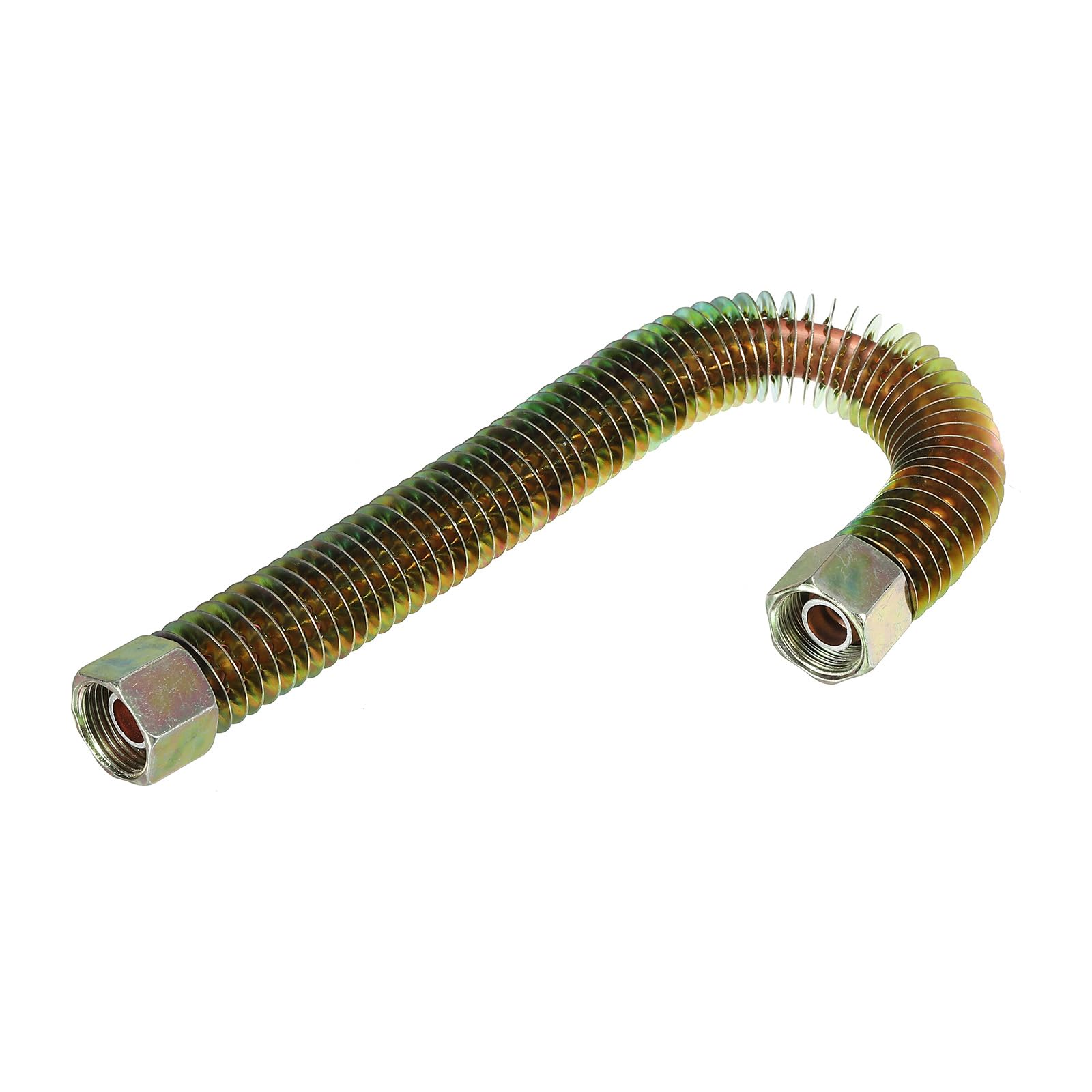 PATIKIL Air Compressor Exhaust Tube, 16mm Thread Aluminum Alloy Compressor Accessories Replacement Parts