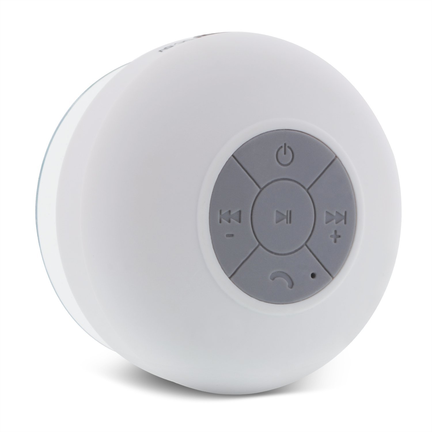 white shower speaker
