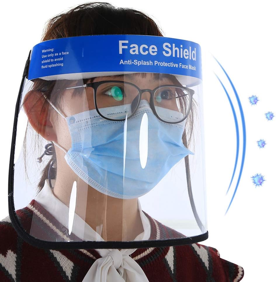 Anti Haze PM2.5 Mouth-Muffle 𝐌𝐀𝐒𝐊𝐒 Protective Cover for Men Pregnant Woman and Daughters - USB Charging More Convenient (Transparent Protective Cover)