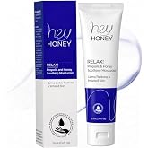 Hey Honey Skincare Relax - Instant Rosacea Relief Cream for Sensitive Skin | Calming Face Moisturizer for Facial Redness &amp; Irritation | Dermatologist Tested, Oil-Free with Honey &amp; Propolis | 2.4 Oz