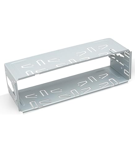 Scatola Portaoggetti Aramox Per Radio Auto 1Din - Organizza Il Cruscotto, Nera, In ABS Resistente - 2