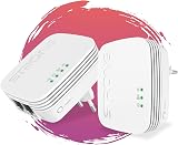 Strong AV600 Wireless Powerline WiFi N300 Kit HomePlug Extender UK view 2