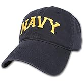 Armed Forces Gear Men's Navy Arch Hat (Adjustable) - Official Licensed US Navy Baseball Cap