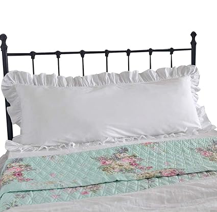 Amazon Com Queen S House White Body Pillow Case Covers 20 X 54 1
