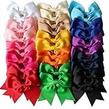 30PCS Hair Bows for Baby Girls Toddler, iBiubiu 4inch Boutique Hair Bow Clips