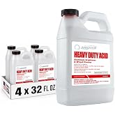 Nanoskin Heavy Duty Acid Aluminum Brightener for Wheel Cleaner, 1 Gallon | 1 Gallon Total In 4 x 32 Oz Bottles, Removes Oxidation And Heavy Soil, For Wheels And Aluminum, Professional Use Only