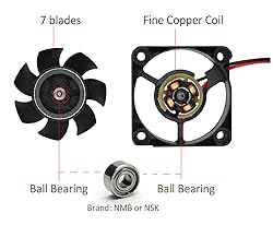 ANVISION 40mm x 10mm DC 12V Brushless Cooling