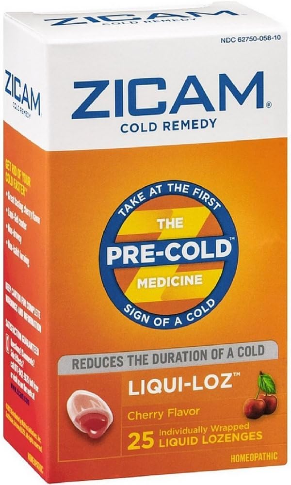 Zicam Cold Remedy Pre-Cold Cherry - 25 Liquid Lozenges