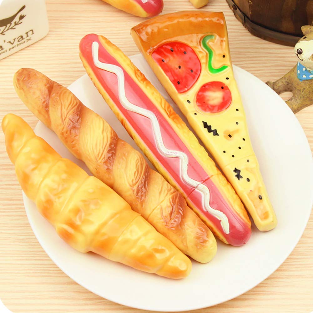 Tseria Papelería Pizza Hot Dog Pan Forma Bolígrafo Craft Pen Imán ...