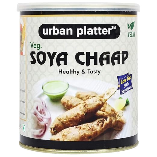 Urban Platter Vegan, Chunks on Stick Soya Chaap in Brine (800 to 500 g)