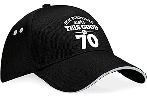 70th Birthday Baseball Cap Hat Gift Idea 70 Present keepsake for Women Men