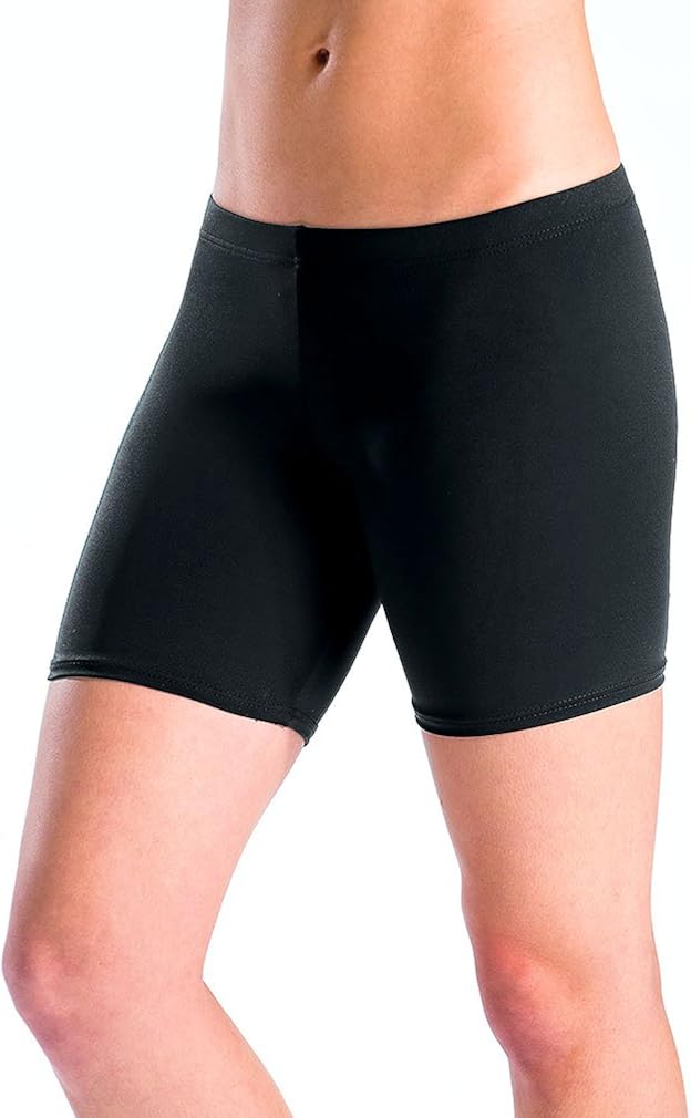low rise biker shorts