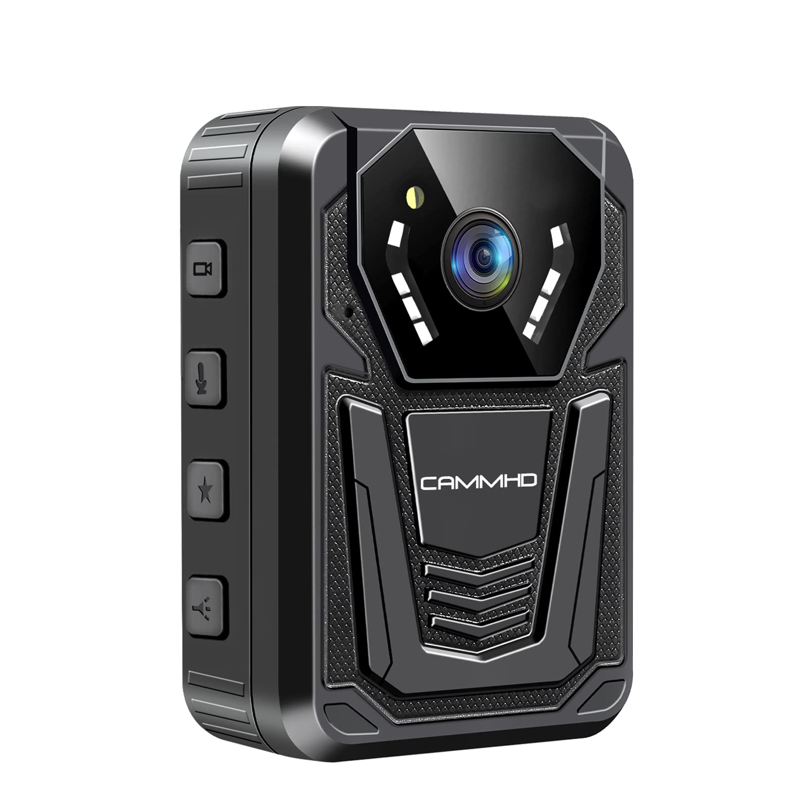 CAMMHD F6 4K Body Camera – 12+ Hour Recording, Night Vision, Waterproof. Essential For Law Enforcement & Security.