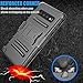 Tekcoo for Galaxy S10 Case, for Galaxy S10 Holster Belt Sturdy Cover, [Hoplite] Shock Absorbing Secure Locking Clip Defender Full Body Kickstand Carrying Phone Cases [Black] for Samsung Galaxy S10