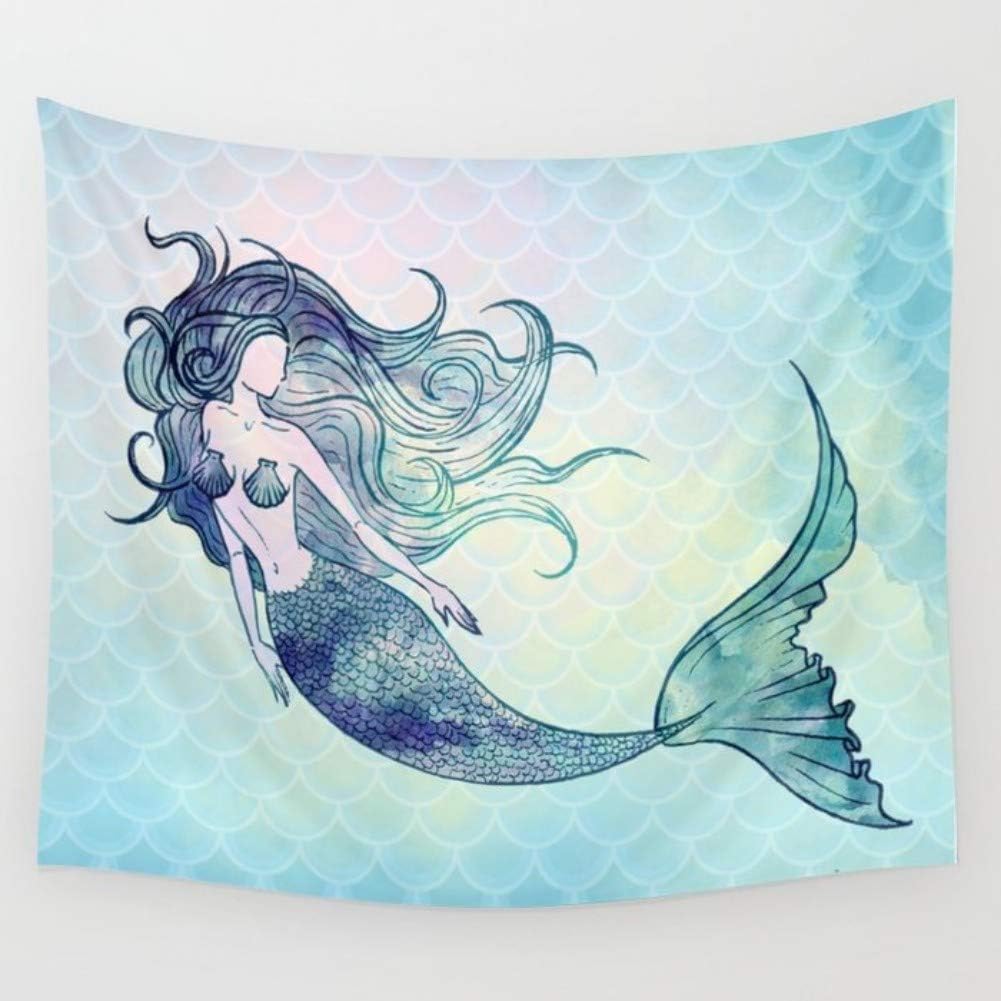 KRWHTS Mermaid Tapestry Painting More Fashion Show Wall