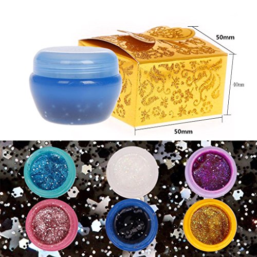 Chartsea Deep Clean Mask, Glitter Face Mask,Star Mask Bling Glitter Deep Cleaning Pore Moisturizing Peel Off Mask Facial Face Masks Skin Care (Pink) - Thumbnail 3