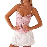Women Summer Sequin Halter Top Open Back Embellished Tank Top Sleeveless Backless V Neck Camisole Going Out Crop Top