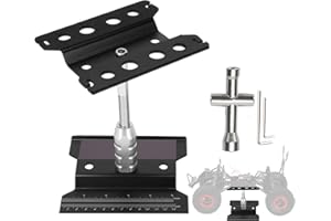 Kimapeso RC Car Repair Stand Aluminum Alloy Rc Work Station Portable Rotation Lifting Rc Work Stand for 1/8 1/10 1/12 Scale RC Truck Buggy and Crawlers