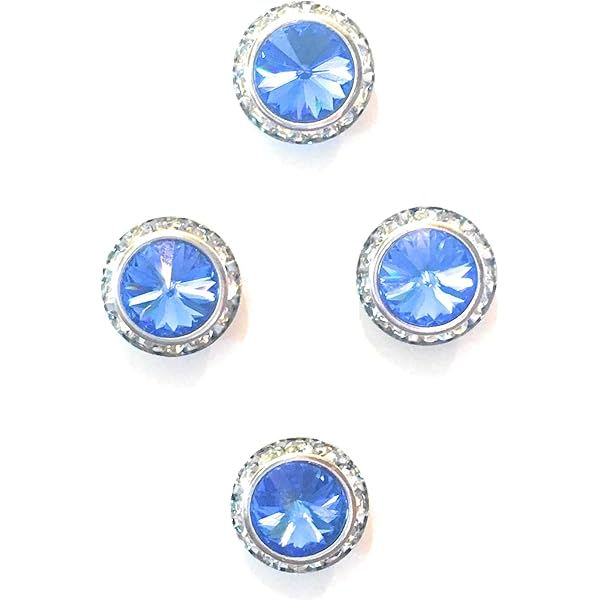 Jet Black Magnetic Number Pins - Horse Show Number Magnets With Rivoli Crystals