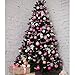 BBTO Pack 3D Snowflake Hanging Decorations for Christmas Party Holiday New Year Decoration White, 9.84 Feet Each, Total 29.52 Feet