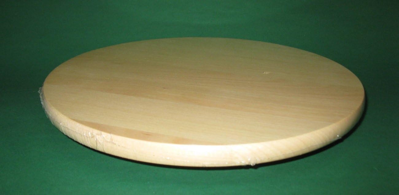 Rotating Wooden Serving Plate / Cheese Board, Diameter 40 cm