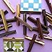38mm or 1 1/2 inch Ribbon Clamp Crimps with Loop -- Mixed Finish