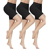 Yeblues Women 3 Pack Seamless Slip Shorts for Under Dress Smooth Boyshorts for Yoga/Bike/Workout Shapewear Shorts
