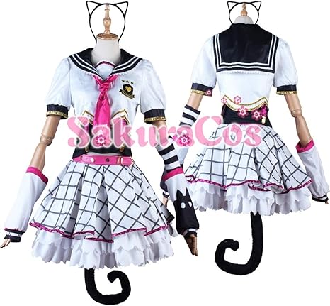 Amazon ラブライブ スクスタ 虹ヶ咲学園スクールアイドル同好会 ニジガク Tokimeki Runners 天王寺 璃奈 てんのうじ りな コスプレ衣装 ウィッグ靴別売り コスプレ 仮装 通販