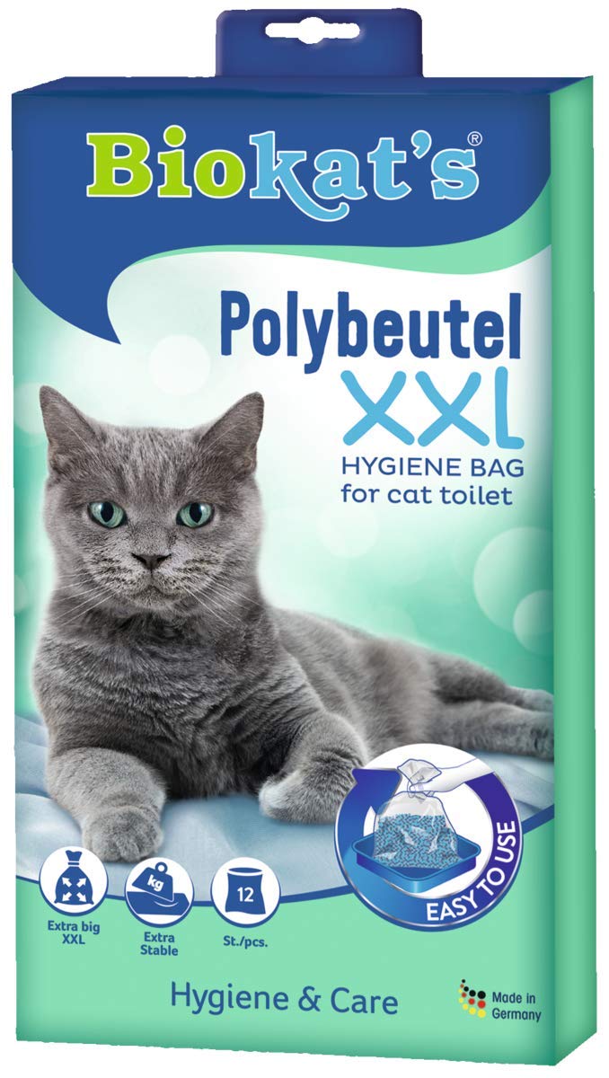 Biokat's polybag For display in the litter box, Hygienic and easy change of cat litter, XXL - pack of 12x12