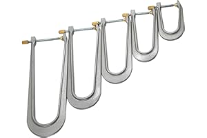 Violin Bass Bar Clamps, 5PCS Professional Aluminum Alloy, Luthier Tool for Bridge Repair, Crack Fixing