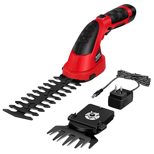 AVID POWER Cordless Grass Shears 2-in-1 Electric Small Hedge