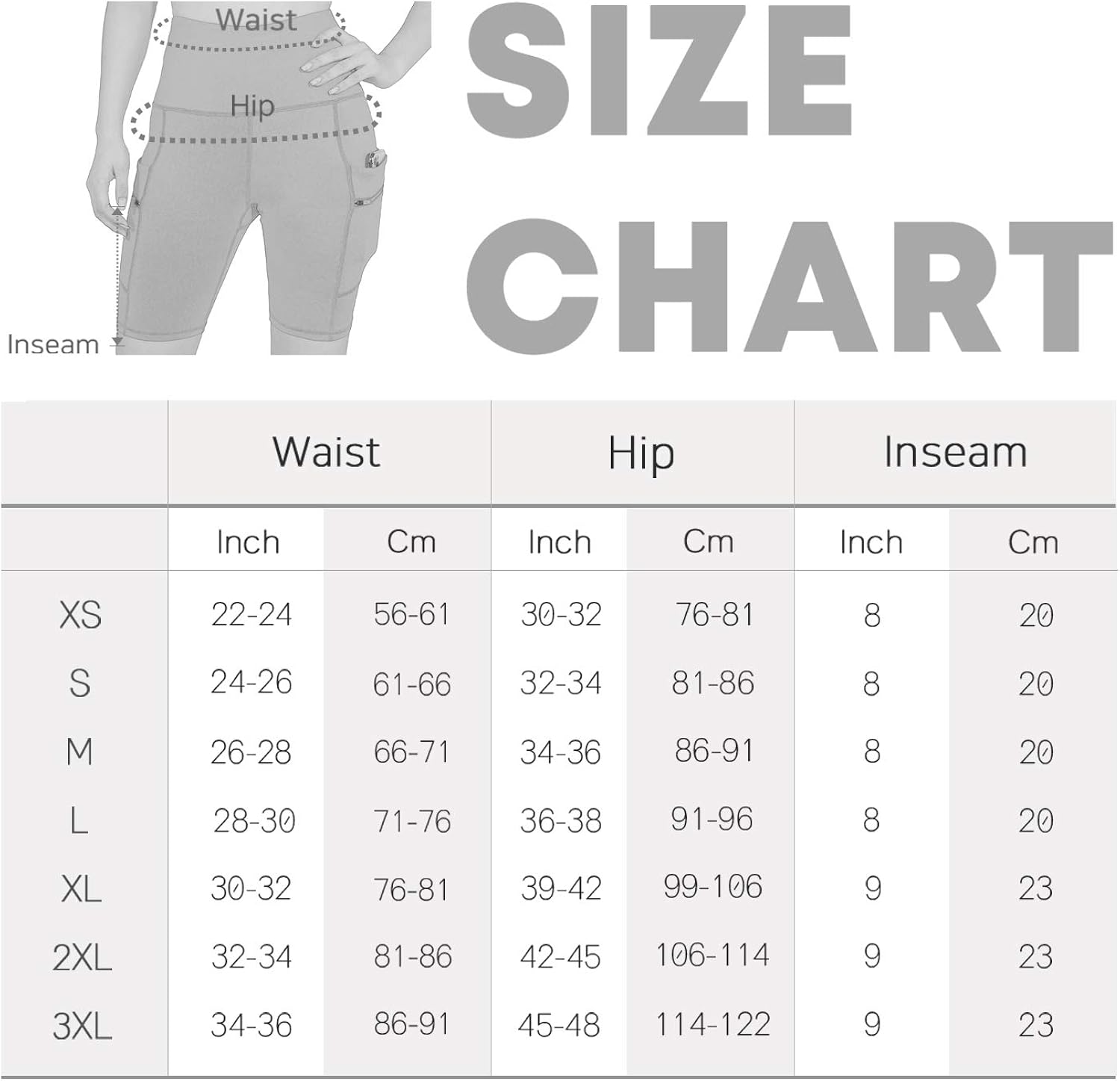 ODODOS High Waist Out Pocket Yoga Short Tummy Control Workout Running Athletic Non See-Through Yoga Shorts: Clothing