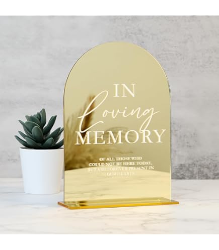 Amazon.com: Acrylic Wedding Favors Sign with Stand- 5