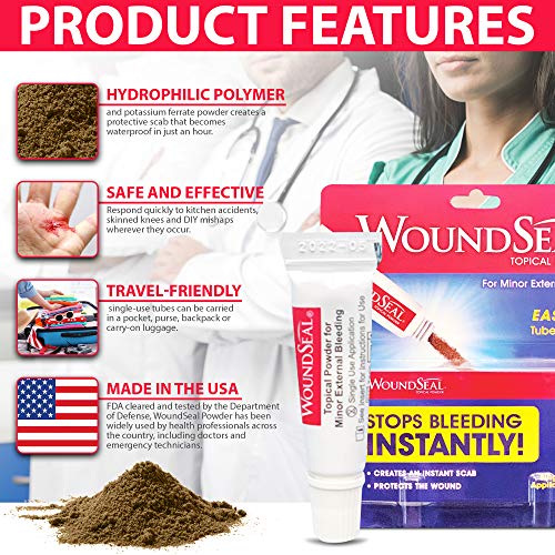 WoundSeal Powder 4 Each (Pack Of 4) Wound Care First Aid For Cuts